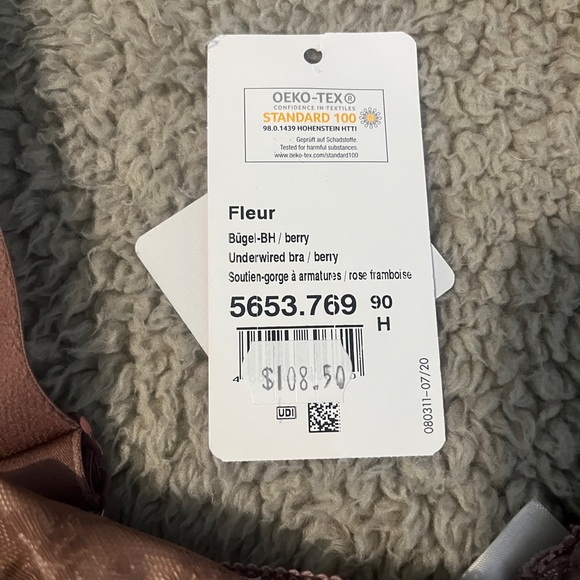 BNWT Bra H/40 Underwear Large size 12 USA 2pc set - Picture 7 of 10